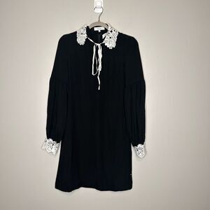 Pearl by Lela Rose Lace Collar Dress NWT